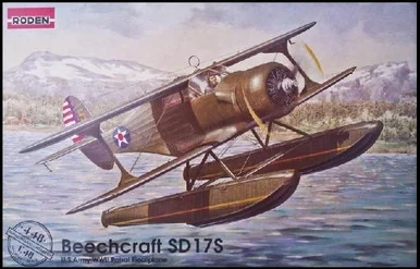 1/48 Roden Beechcraft SD17S Staggerwing WWII USAAF Floatplane