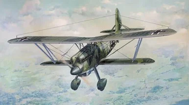 1/48 Roden Arado Ar68F1 BiPlane Fighter