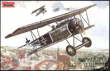 1/32 Roden Fokker D VI WWI German BiPlane Fighter/Interceptor