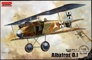 1/32 Roden Albatros D I WWI German Pursuit BiPlane Fighter