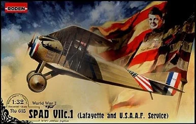 1/32 Roden Spad VII C1 WWI BiPlane Fighter