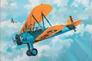 1/32 Roden PT17 Kaydet Stearman US Army Trainer BiPlane