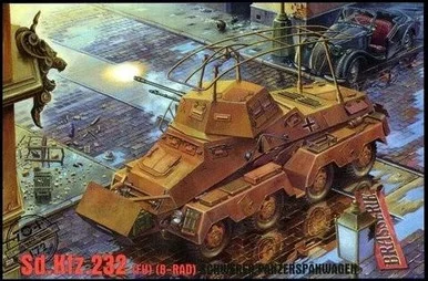 1/72 Roden SdKfz 232 (8-Rad) Schwerer PzSpahwg Heavy Armored Vehicle