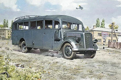 1/72 Roden Opel Blitz Omnibus model W39 Ludewig (Essen)