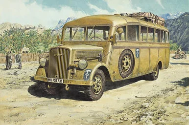 1/72 Roden Opel Blitz Omnibus W39 Afrika corps