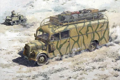 1/72 Roden Opel 3.7-47 Blitz Omnibus Stabswagen