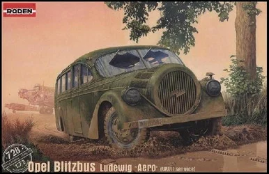 1/72 Roden Opel Blitz Ludewig Aero WWII German Omnibus
