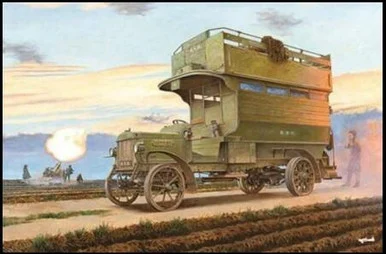 1/72 Roden WWI Type B Ole Bill Omnibus British Bus