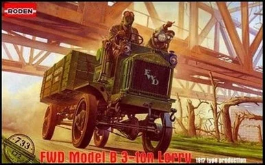 1/72 Roden FWD Model B 3-Ton Lorry Truck 1917 Type Production