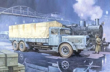 1/72 Roden Vomag 8 LR Lkw WWII German Heavy Military Truck