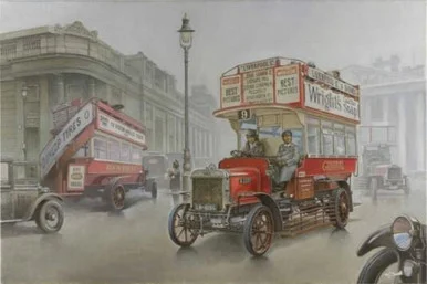 1/72 Roden WWI LGOC B Type British Bus