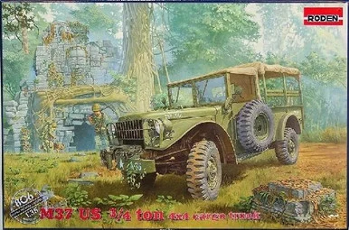 1/35 Roden M37 3/4-Ton 4x4 US Cargo Truck