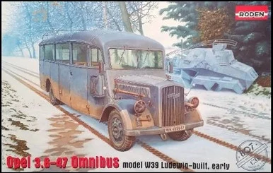1/35 Roden Opel Blitz 3.6-47 Model W39 Ludewig Early Omnibus
