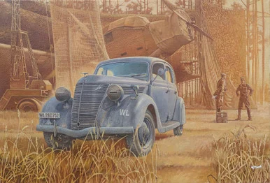 1/35 Roden 1938 Ford V8G81A Special Sedan Plastic Model Kit