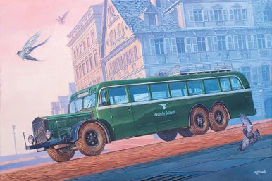 1/35 Roden Vomag Omnibus 7 OR 660 Plastic Model Kit
