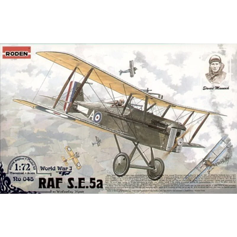 RAF S.E.5a with Wolseley Viper engine Model kit - Roden