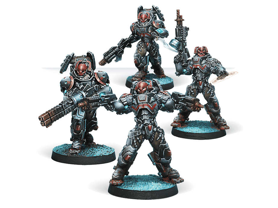 Infinity Combined Army Rodok Armed Imposition Detachment Miniature Game Figures - Corvus Belli