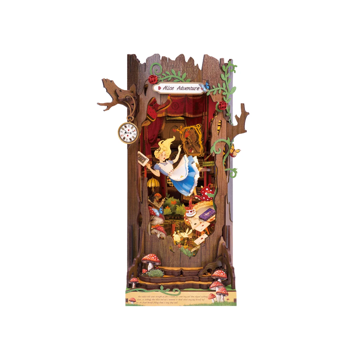 Rolife Alice Adventure TGB12 Reading Nook Shelf Insert Kit