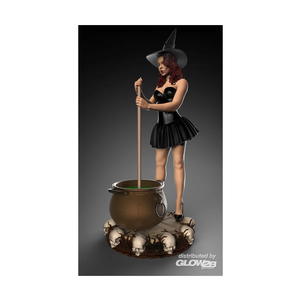 Witch Pinup Girl Halloween Figures - Royal Model