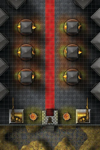 Wizkids 72479 WizKids Locations: RPG Premium Map - Throne Room