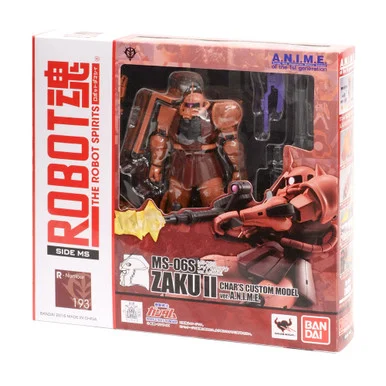 Bandai 2327279 #193 MS-06S Zaku II Char's Custom Model Ver. A.N.I.M.E. Figure