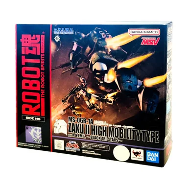 Bandai 2443385 #249 MS-06R-1A Zaku II High Mobility Type Ver. A.N.I.M.E. Black Tri-Stars Figure