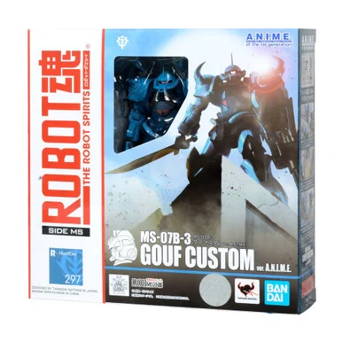 Bandai 2612412 #297 MS-07B-3 Gouf Custom Mobile Suit Ver. A.N.I.M.E. Figure
