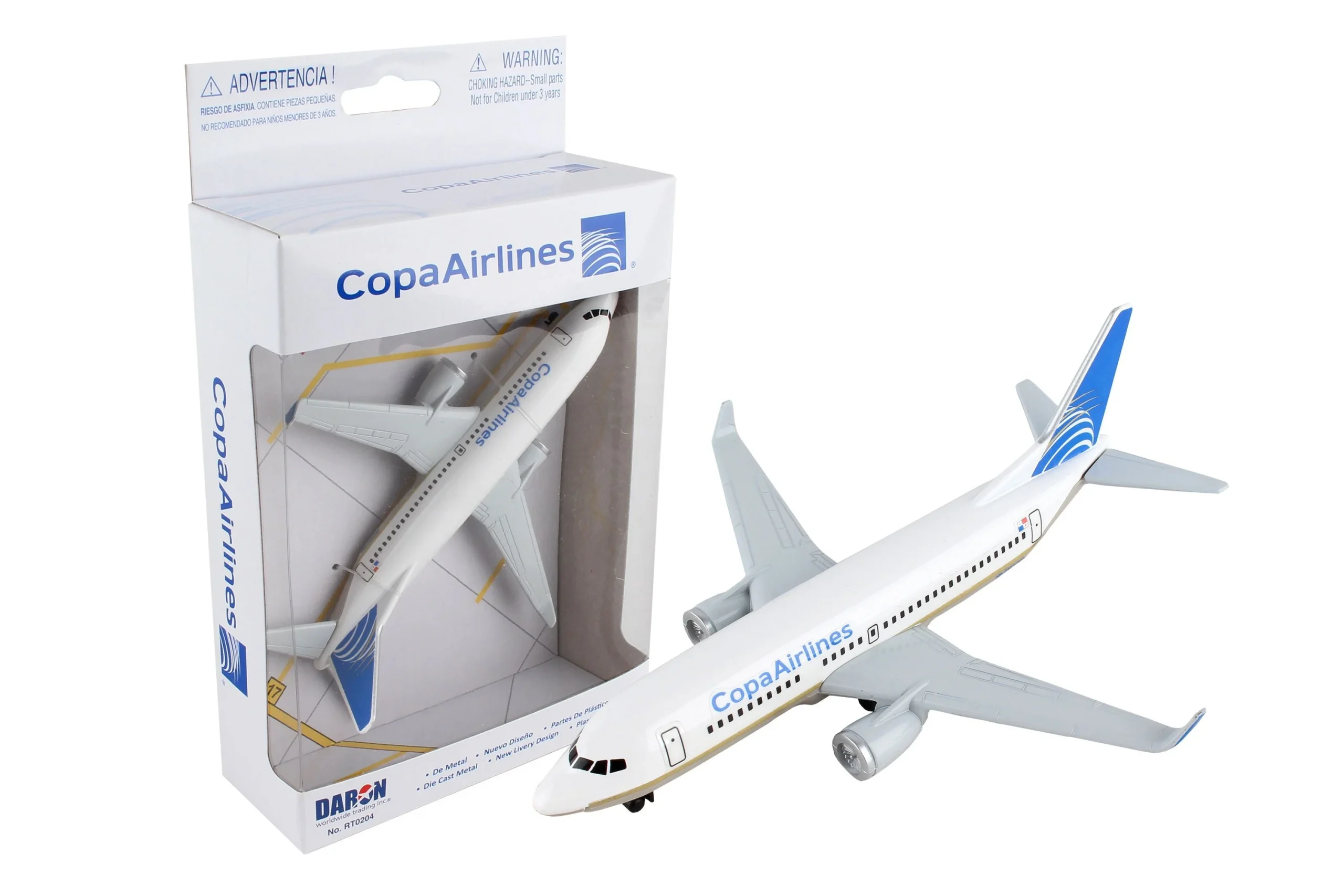 Boeing 737 Copa Airlines Diecast Aircraft Toy - Daron