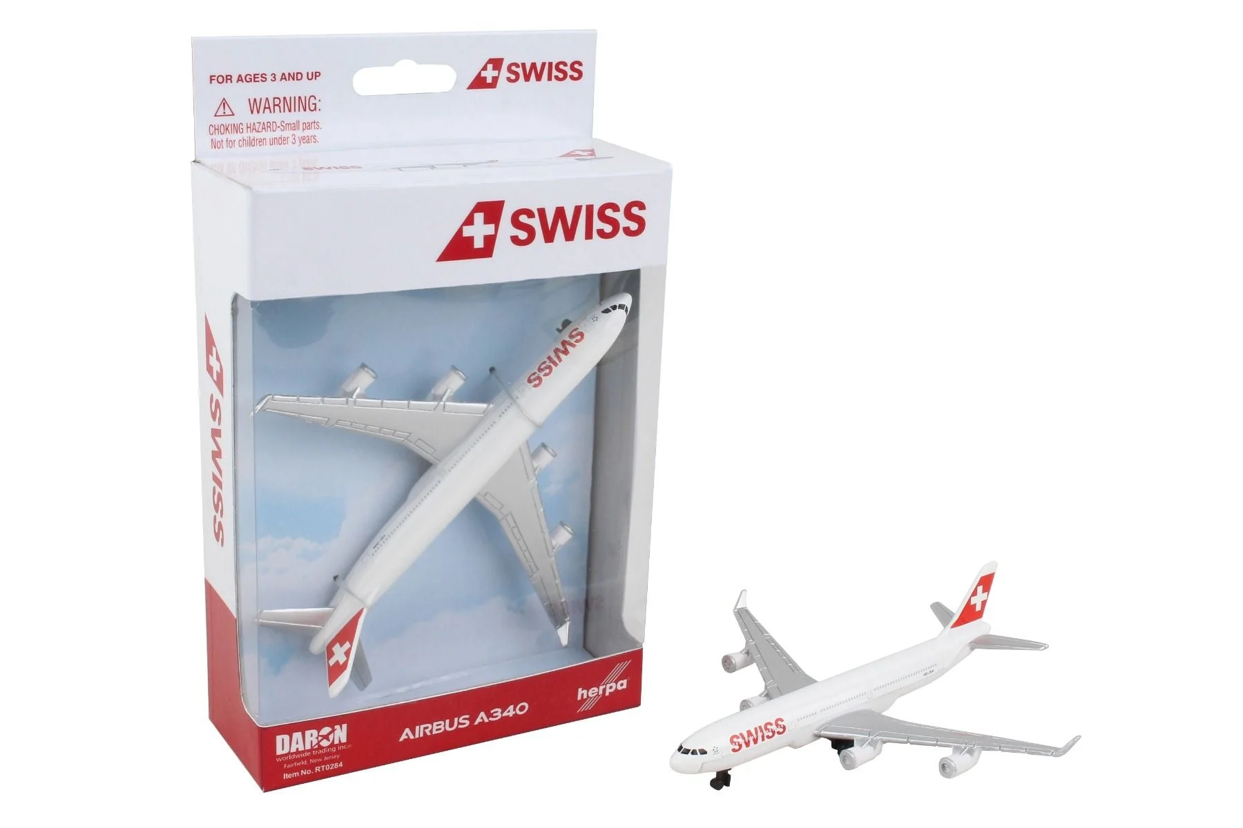 Airbus A340 Swiss International Air Lines Diecast Aircraft Toy - Daron