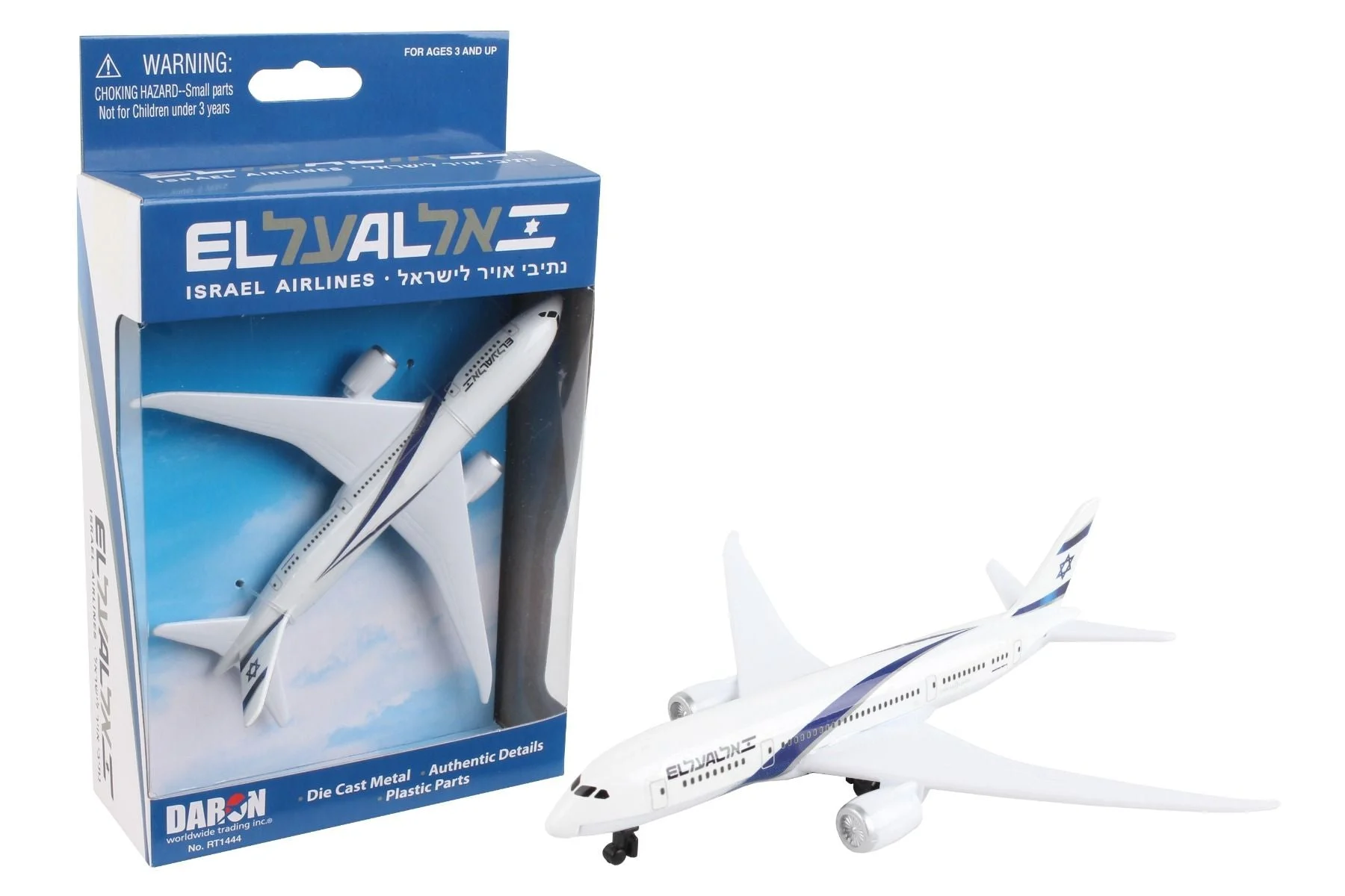 Boeing 787 El Al Israel Airlines Diecast Aircraft Toy - Daron