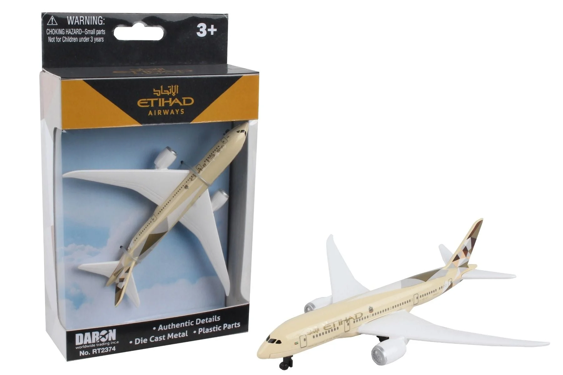 Etihad Airways Diecast Aircraft Toy - Daron