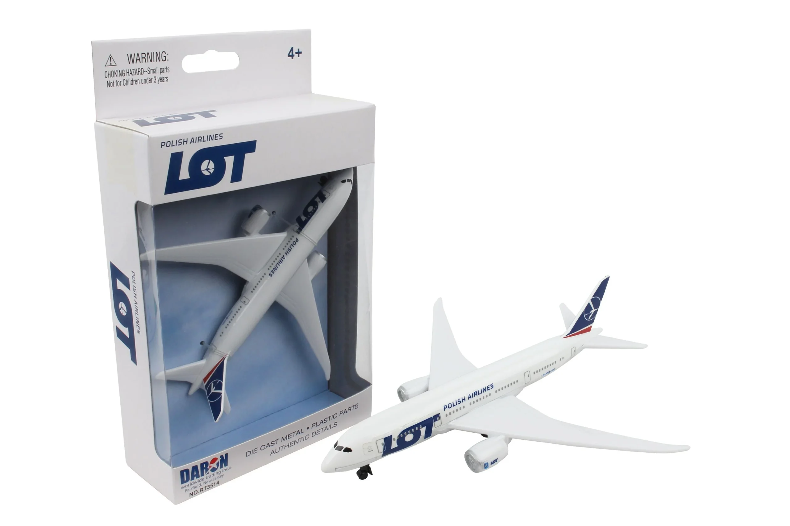 Boeing 787 Dreamliner LOT Polish Airlines Diecast Aircraft Toy - Daron