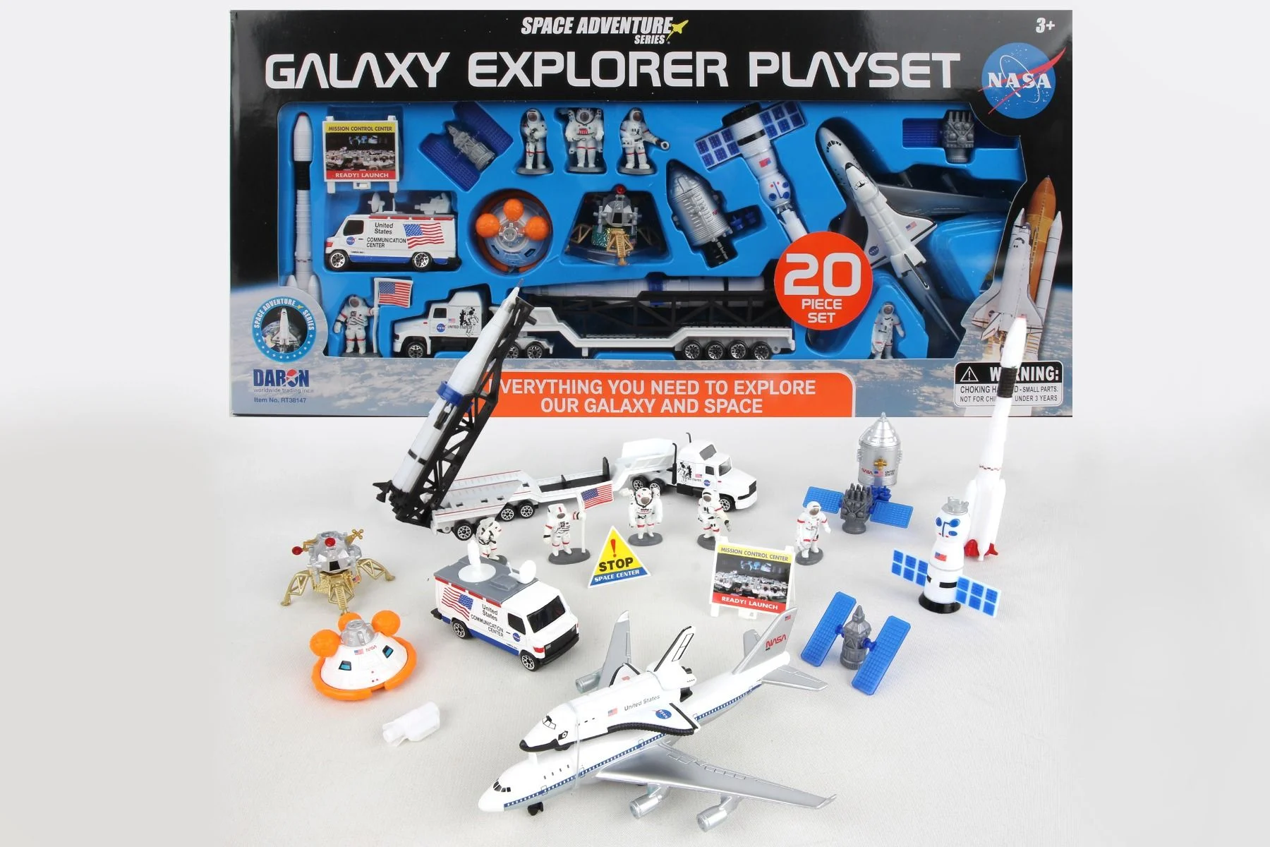 Galaxy Explorer 20 Piece Playset - Daron