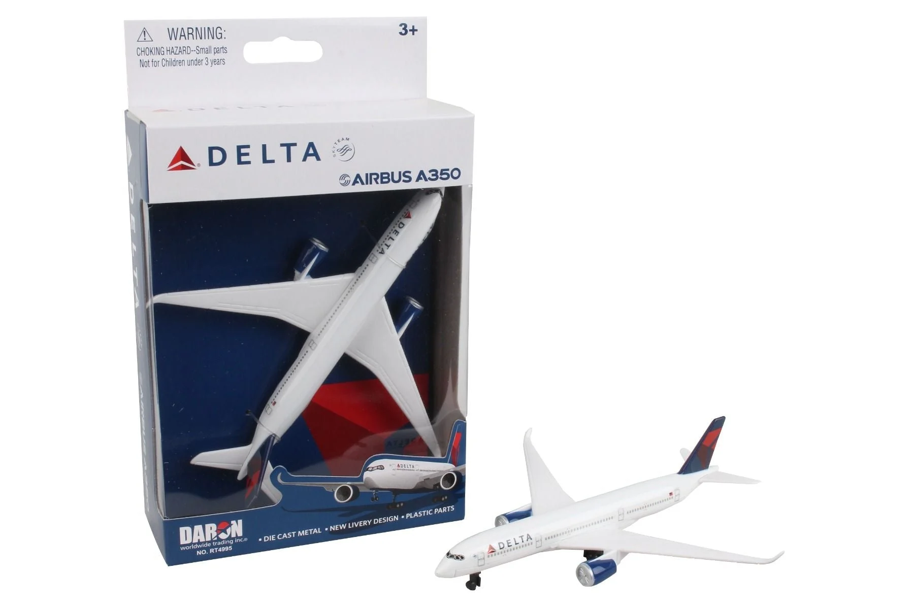 Airbus A350 Delta Air Lines Diecast Aircraft Toy - Daron