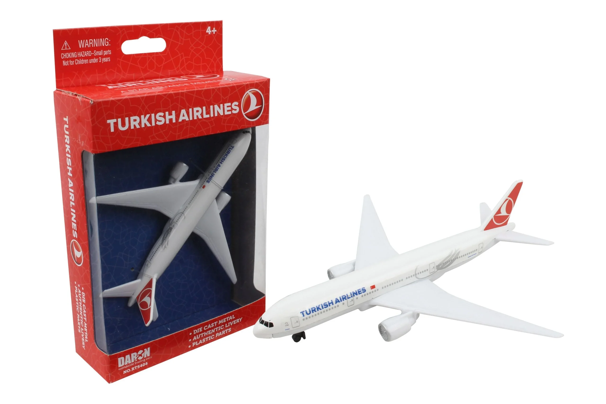 Turkish Airlines Diecast Aircraft Toy - Daron