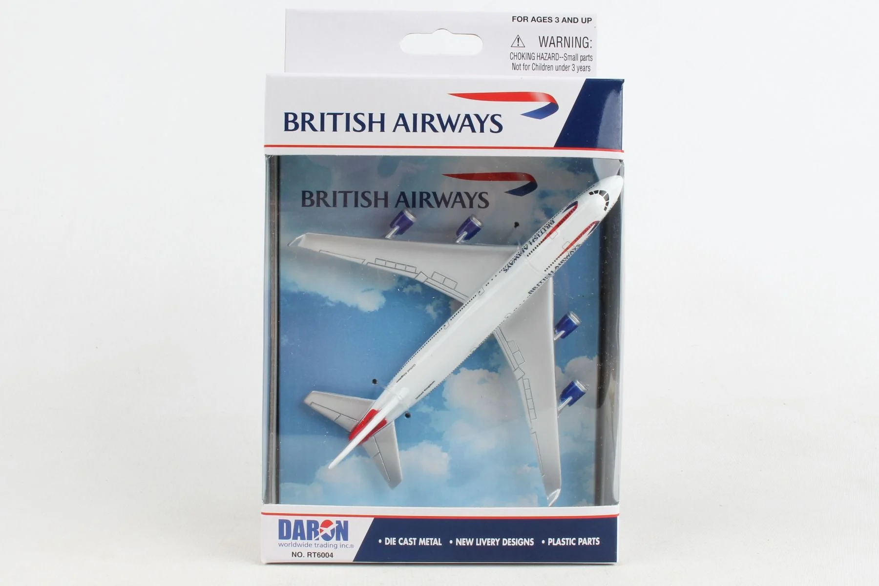 Boeing 747 British Airways Diecast Aircraft Toy - Daron