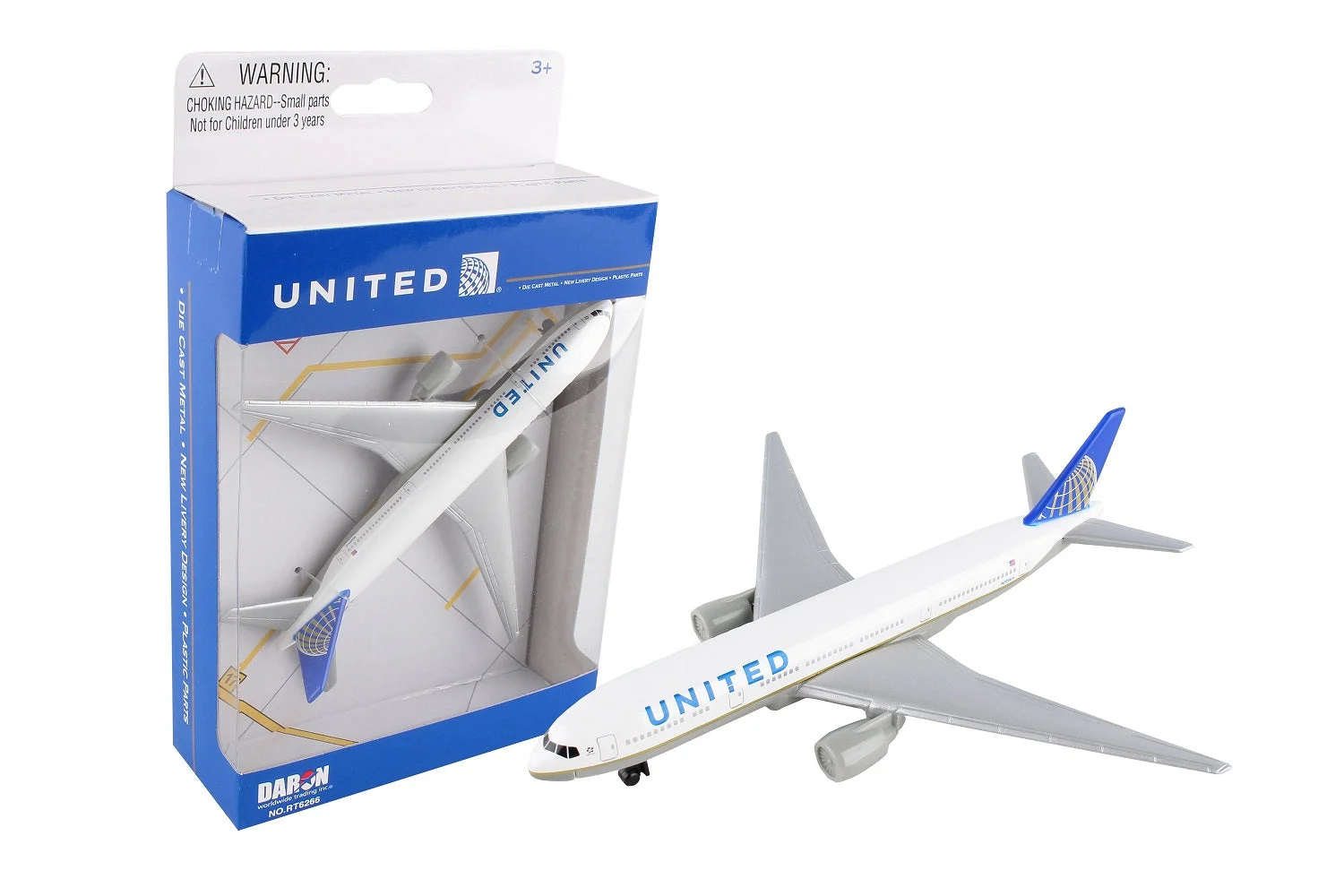 Boeing 777 United Airlines Diecast Aircraft Toy - Daron