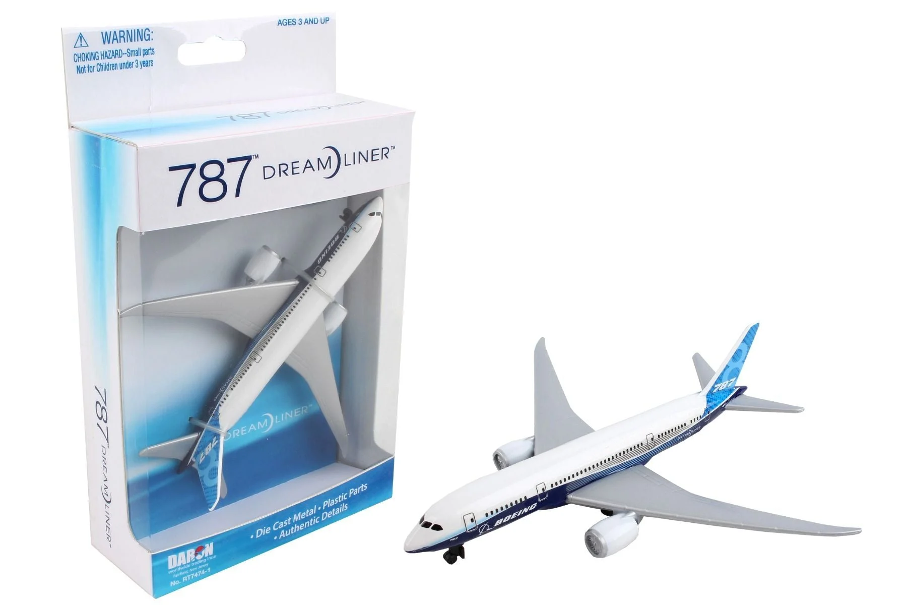 Boeing 787 Dreamliner Diecast Aircraft Toy - Daron