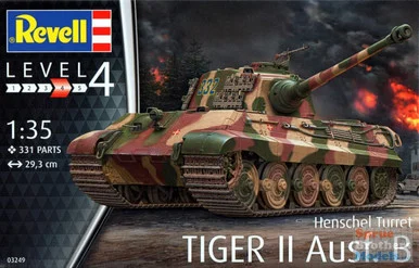RVG03249 1:35 Revell Germany Tiger II Ausf B Henshel Turret