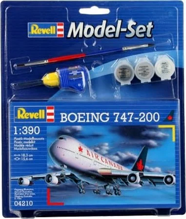 Boeing 747-200 Air Canada 1/390 Scale Model Set