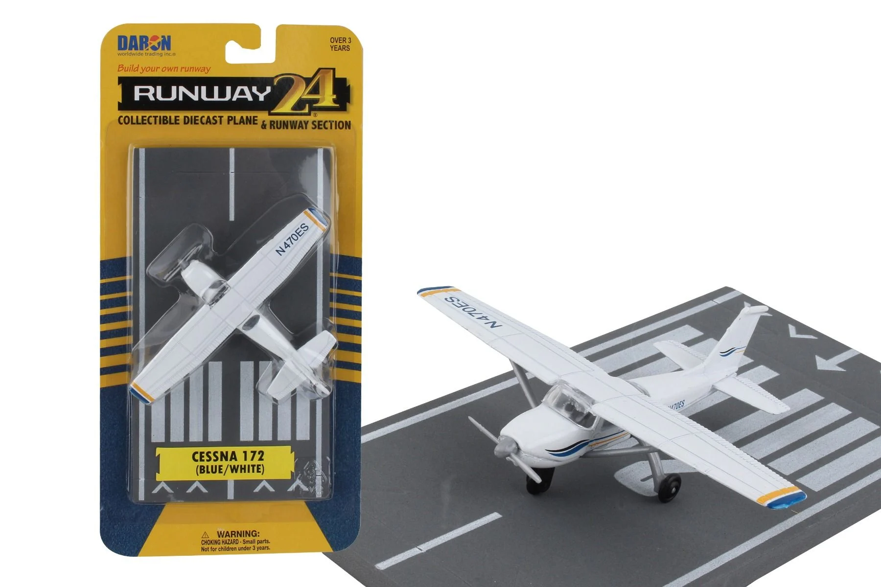 Cessna 172 Skyhawk Diecast Aircraft Toy - Daron
