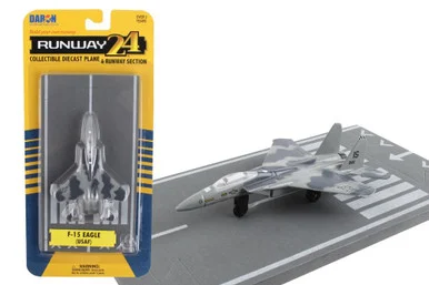 Daron Runway 24 #125 F15 Eagle Collectible Die-Cast Plane