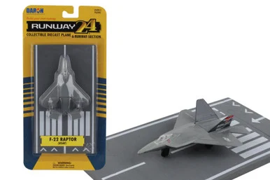 Daron Runway 24 #145 F22 Raptor Collectible Die-Cast Plane