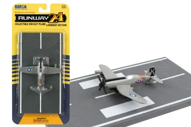 Daron Runway 24 #155 F4U Corsair WWII Collectible Die-Cast Plane