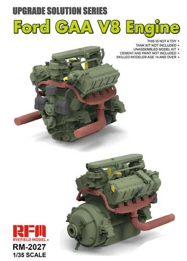 1/35 Ryefield Model Ford Gas V8 Engine