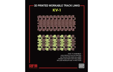 1/35 Ryefield Model 3D printed Workable track links for KV-1