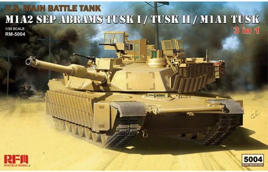 1/35 Ryefield Model M1A2 Tusk I/Tusk II Battle T