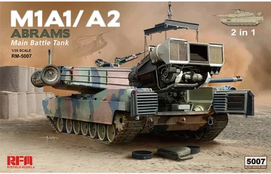 1/35 Ryefield Model M1A1/A2 Abrams W/interior