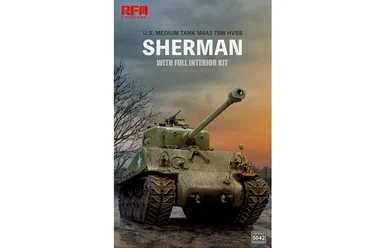 1/35 Ryefield Model M4A3 76W Sherman HVSS w/int