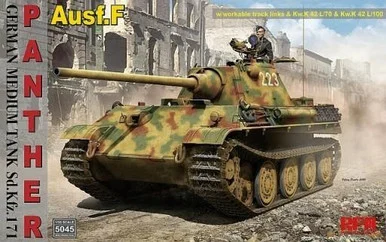 1/35 Ryefield Model Panther Ausf.F w/workable trac